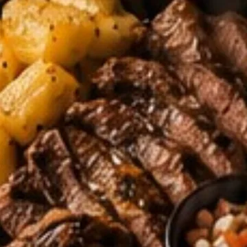 Fraldinha Grelhada com Mandioca · Pequena, servido no Ponto Certo