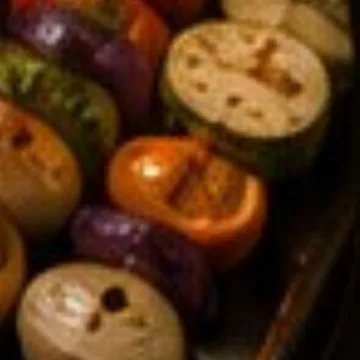 Legumes na Brasa, servido no Ponto Certo