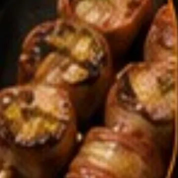 Medalhão de Alcatra com Bacon, servido no Ponto Certo